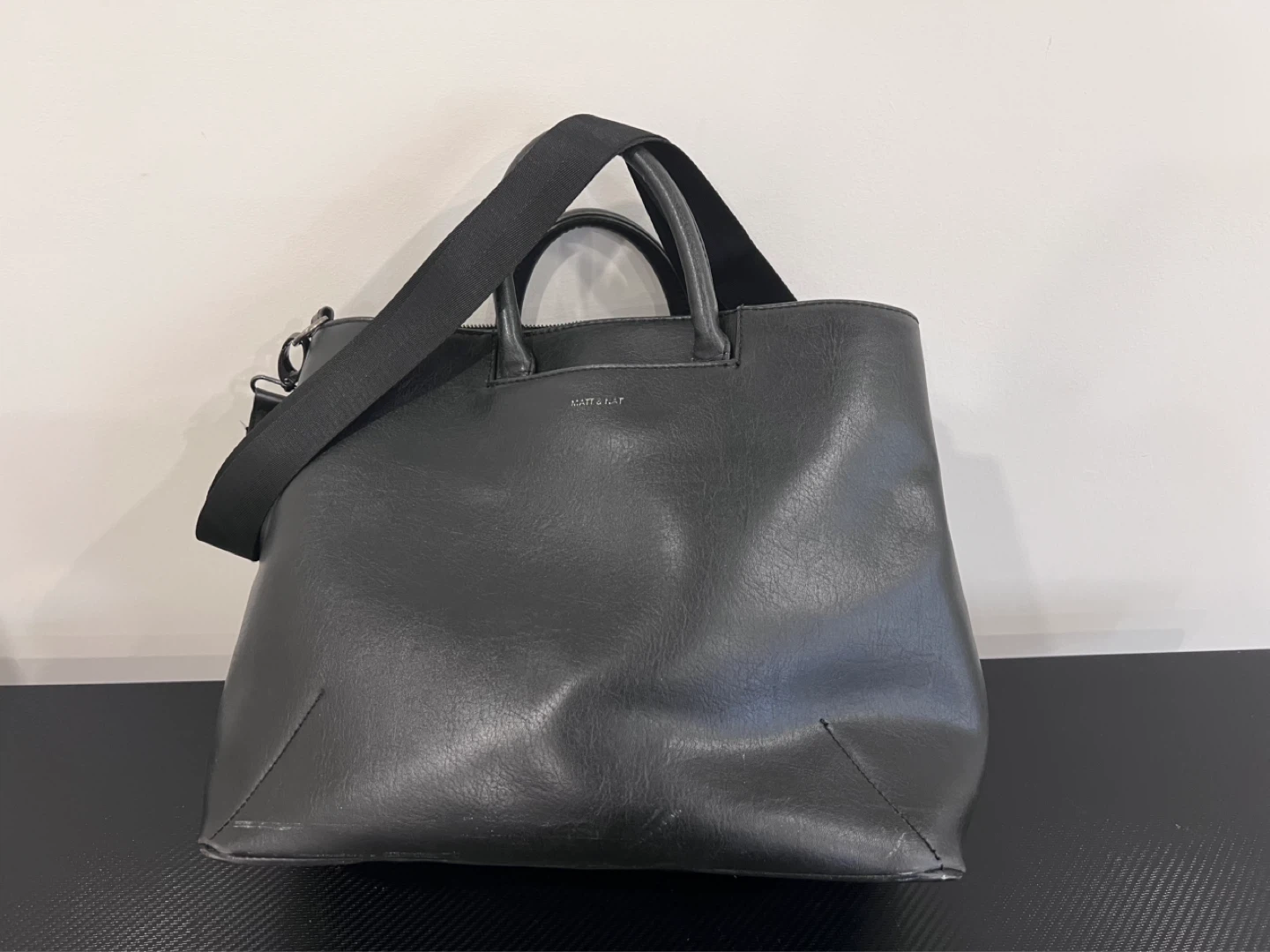 Matt & Nat Black Vegan Leather Tote Bag - photo 2