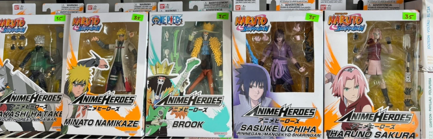 Anime Heroes Naruto Shippuden & One Piece Action Figures