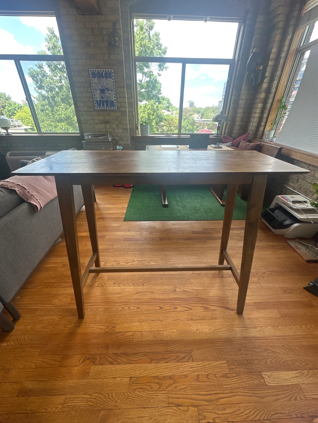 Wooden Bar Table - photo 2