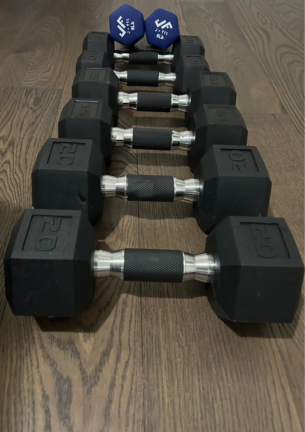 J-Fit Hex Dumbbell Set