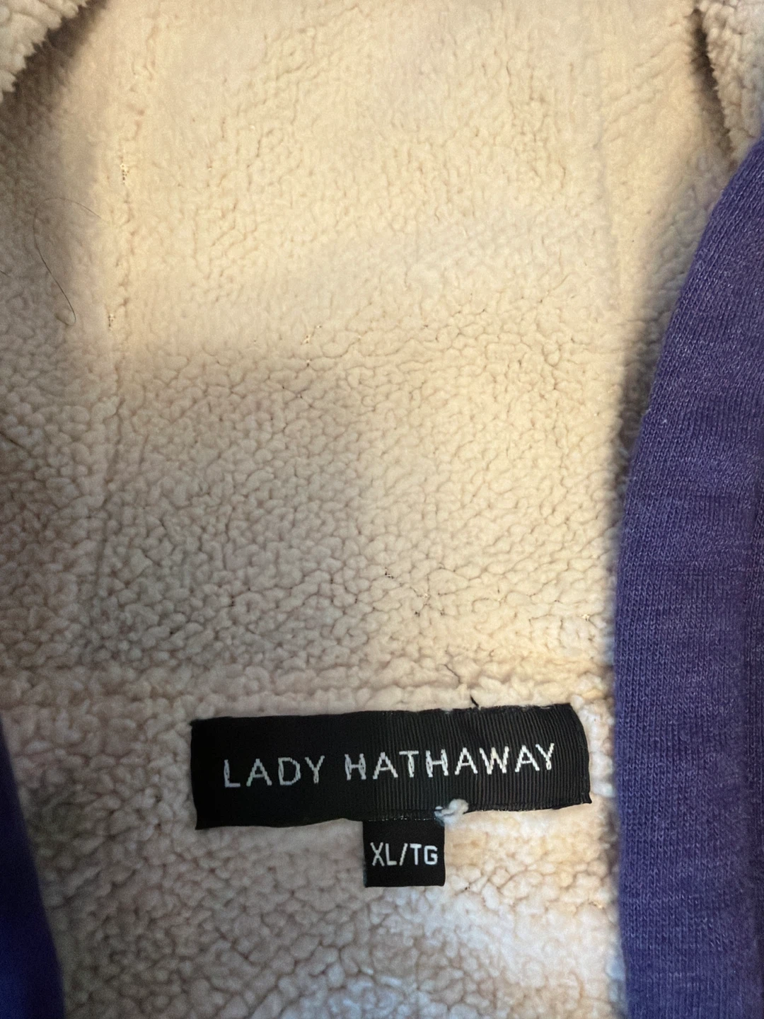 BRAND NEW Lady Hathaway Sherpa Lined zip up Hoodie - photo 2