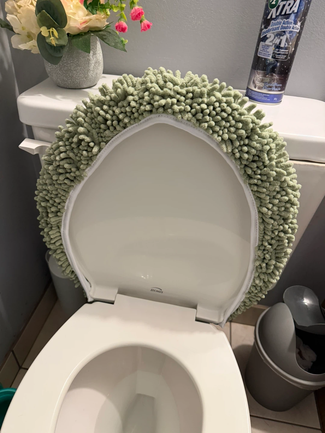 🔥 CHENILLE SHAGGY TOILET SEAT COVER – SOFT, WASHABLE & COMFY! - photo 4