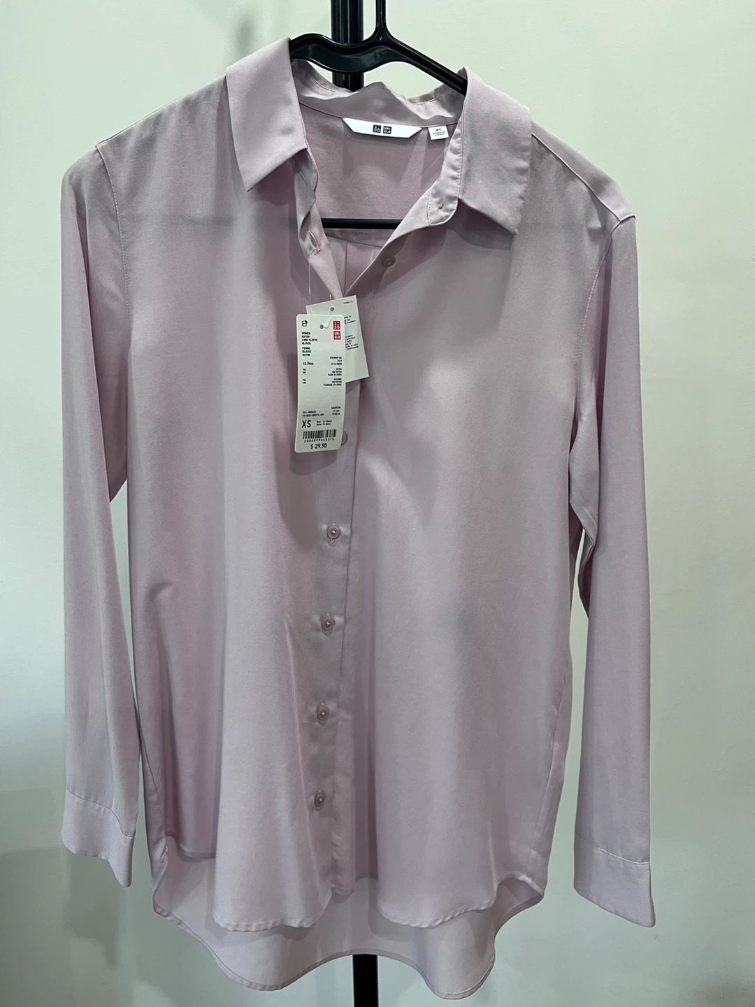 UNIQLO Women's Pink XS Button-Up Shirt
