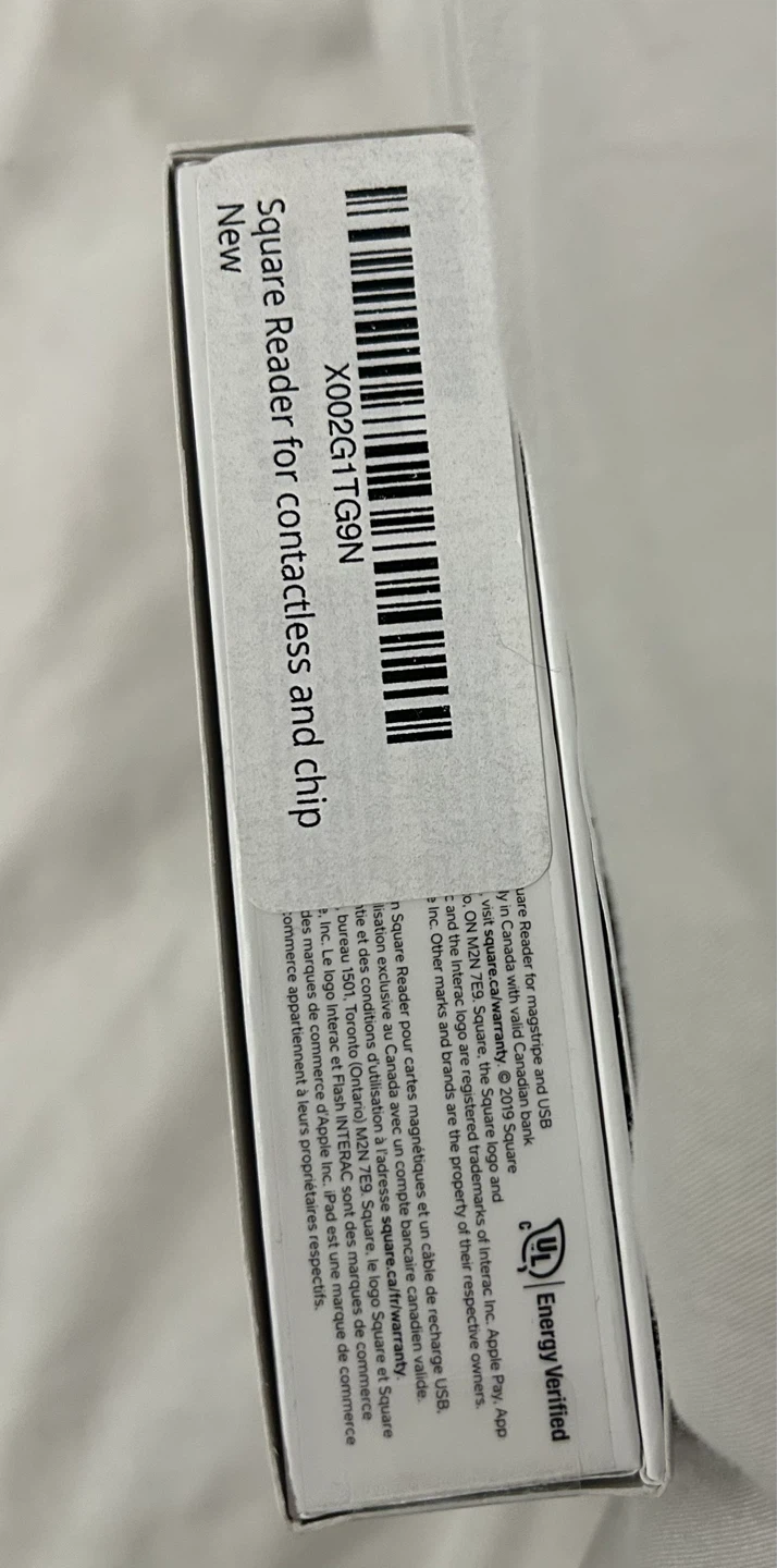 Square Reader for contactless + chip