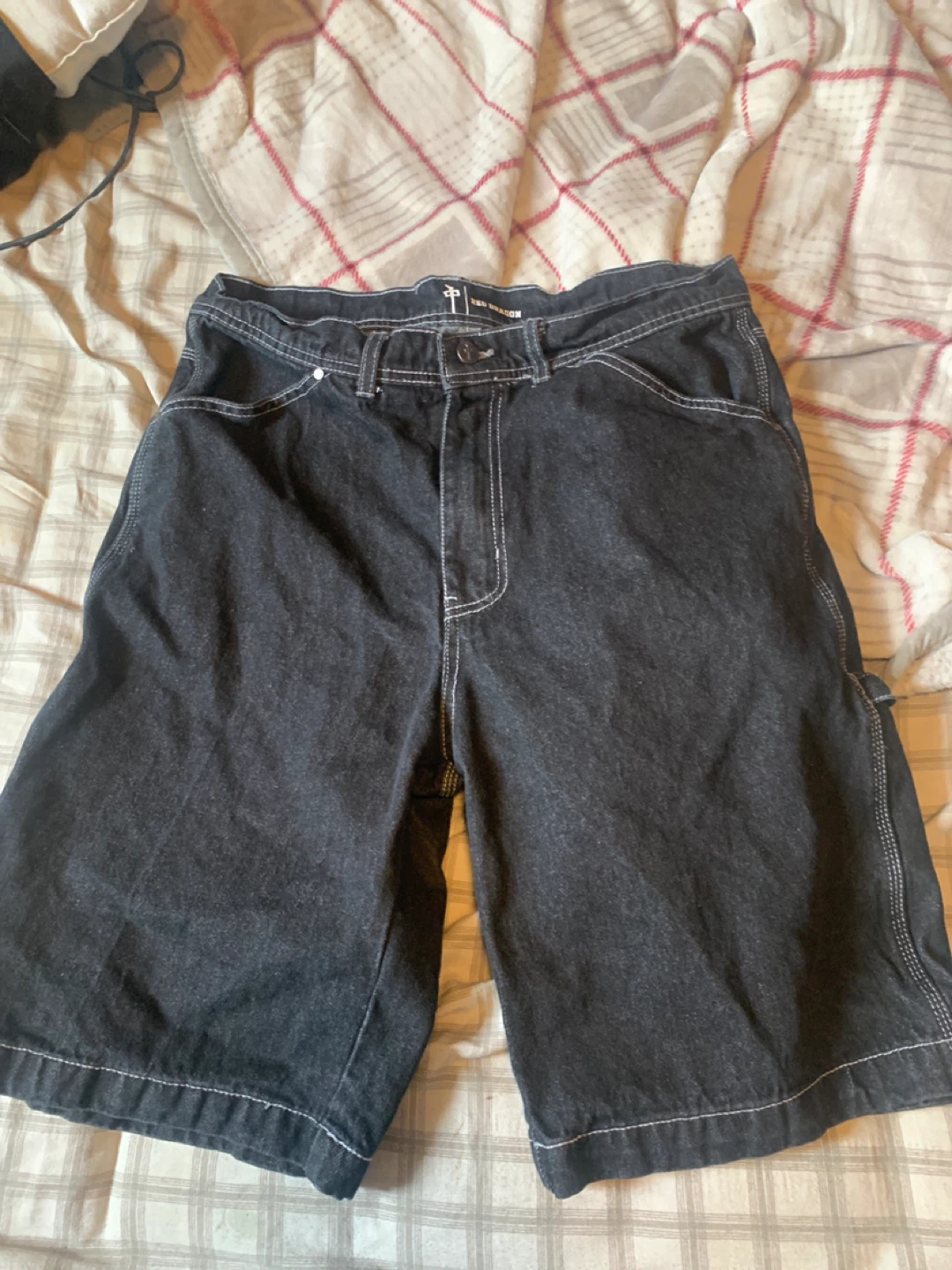 Red Dragon Denim Carpenter Shorts Size 34