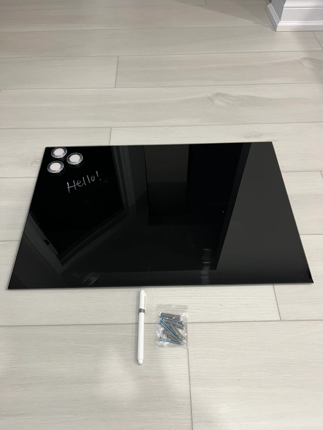 New Frameless Magnetic Glass Board