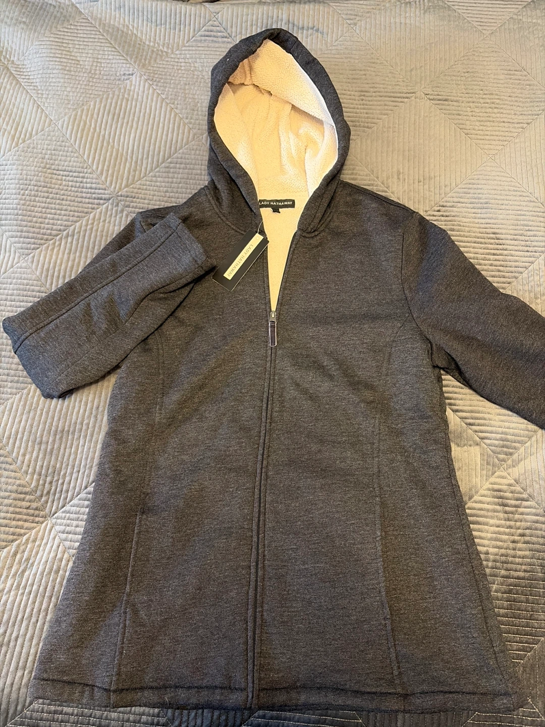 BRAND NEW Lady Hathaway Sherpa Lined Zip-Up Hoodie XL