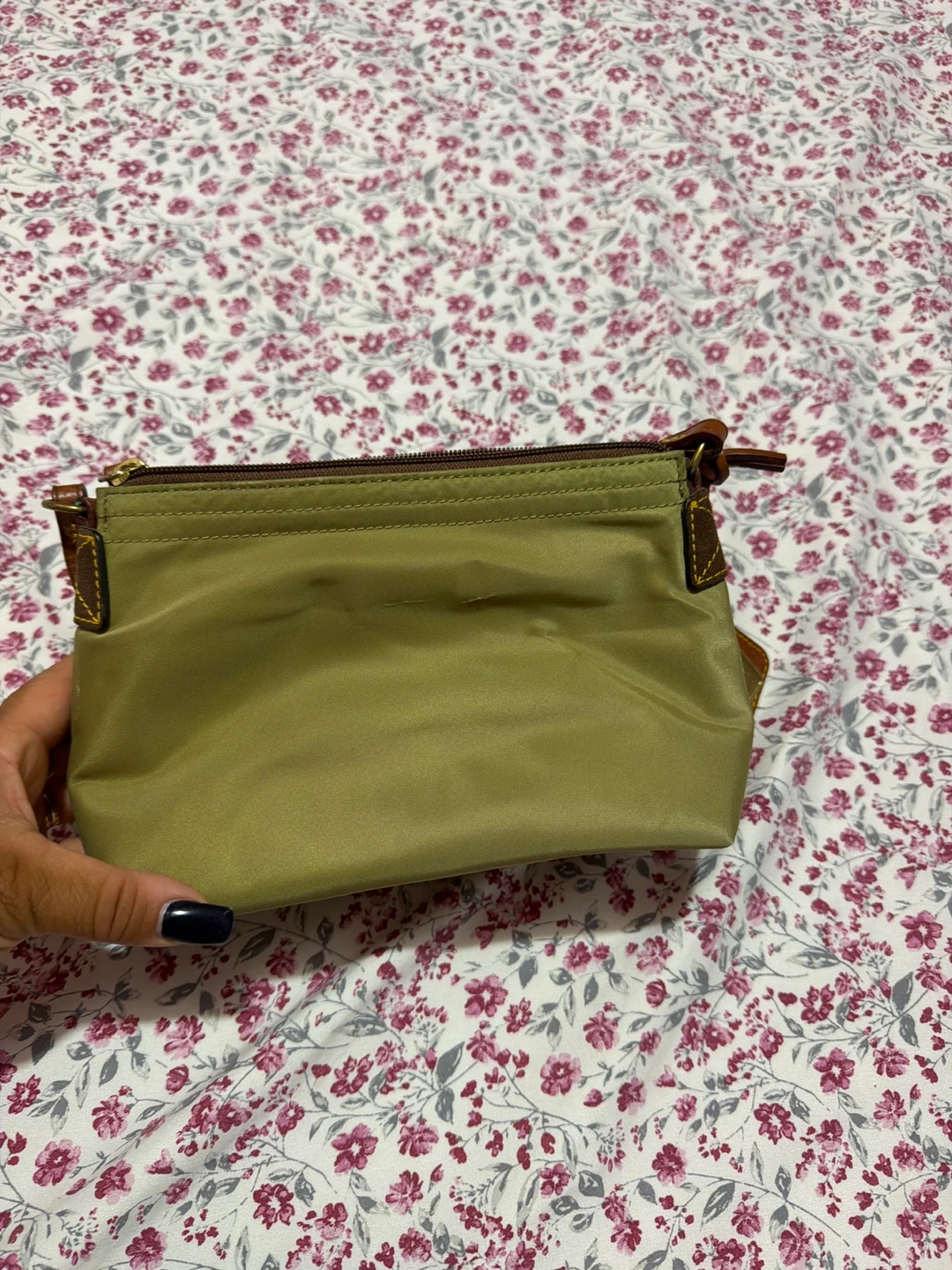 Dooney & Bourke Khaki/Brown Duck Logo Wristlet - photo 3