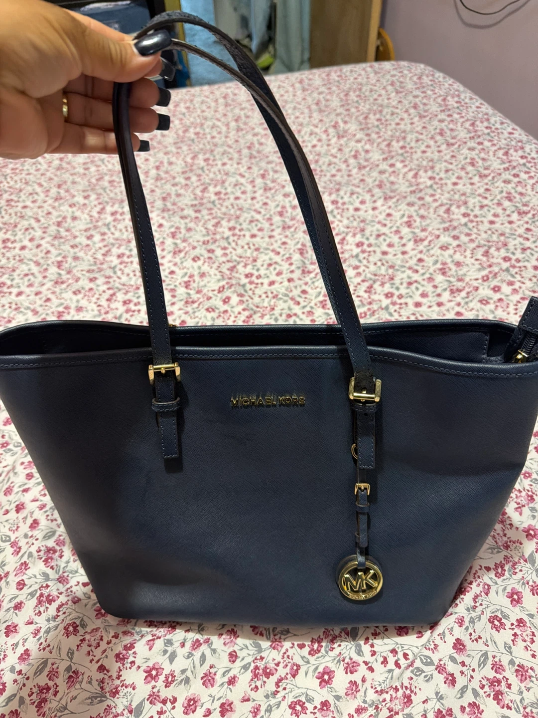 MICHAEL KORS Tote Bag - Navy - photo 3