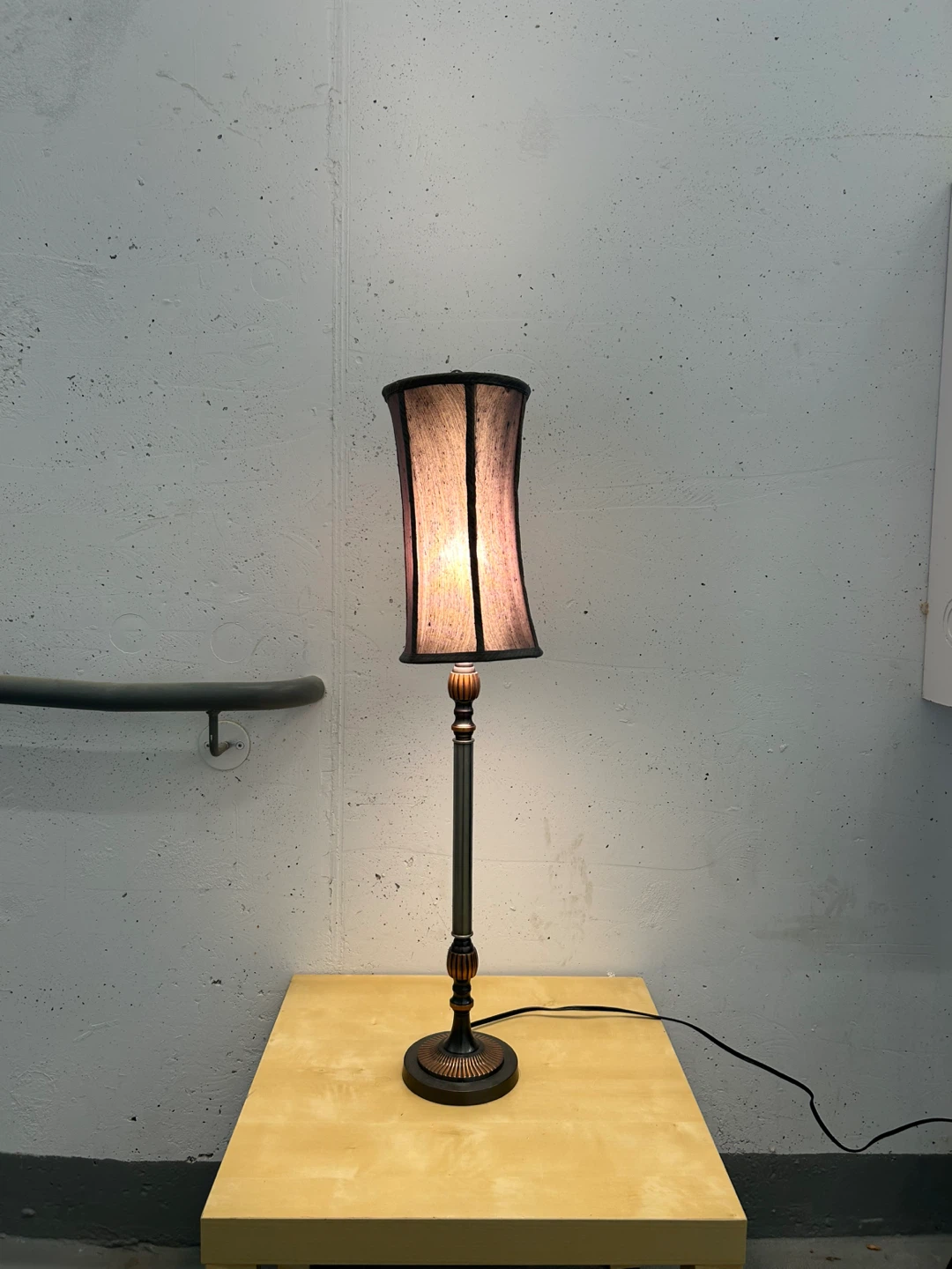 Table Lamp with Decorative Shade