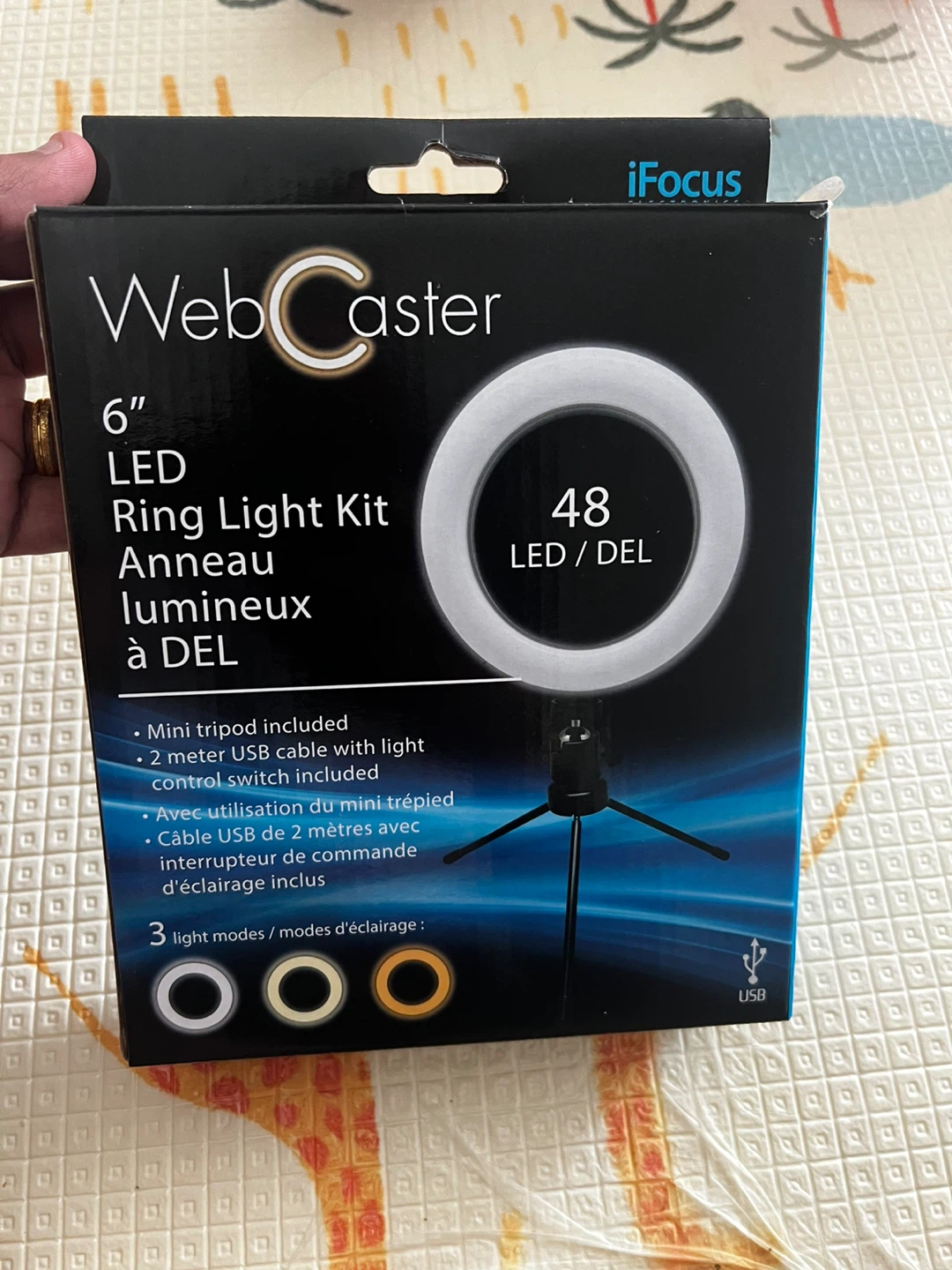 WebCaster 6" LED Ring Light Kit