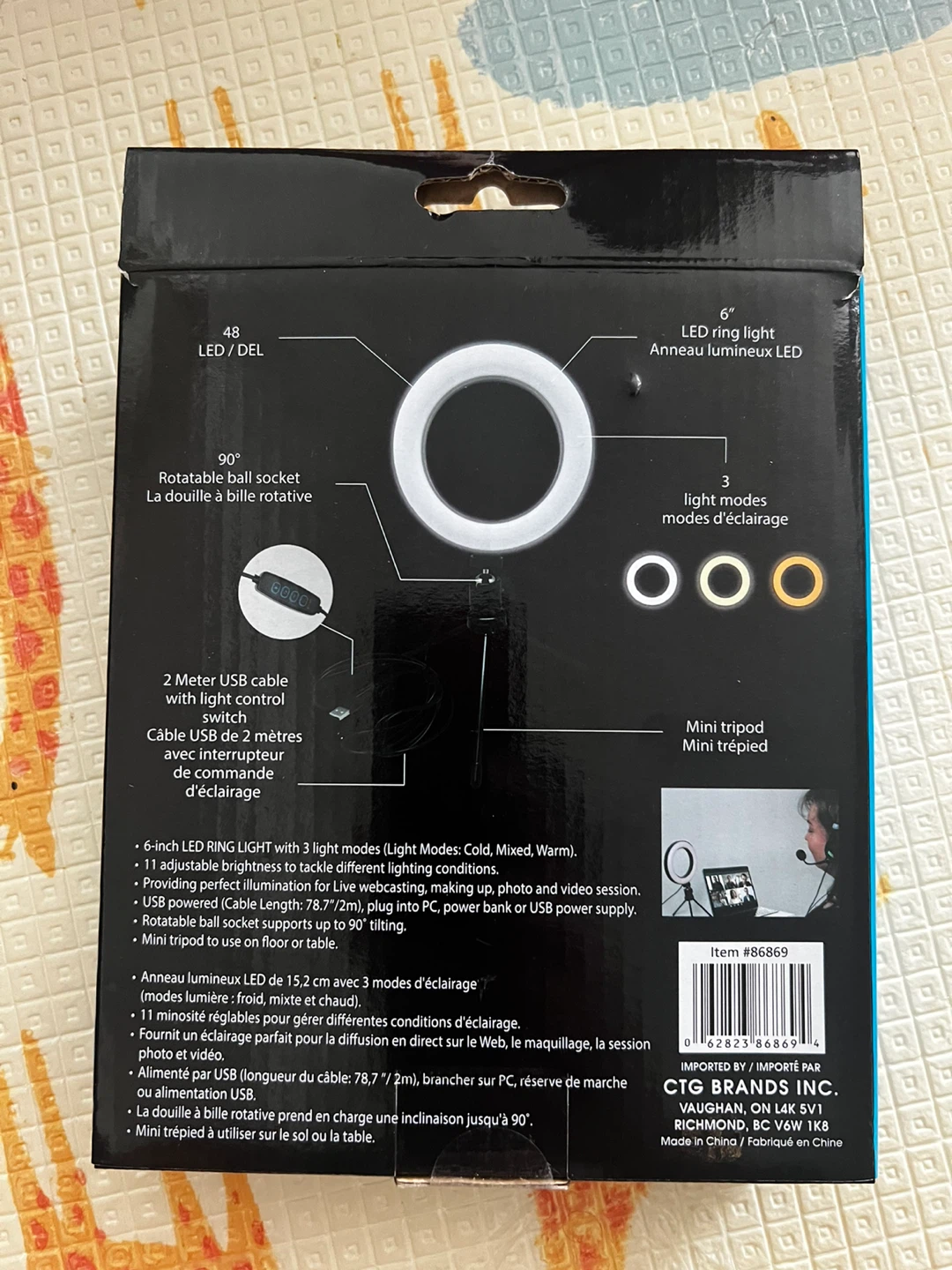 WebCaster 6" LED Ring Light Kit - photo 2