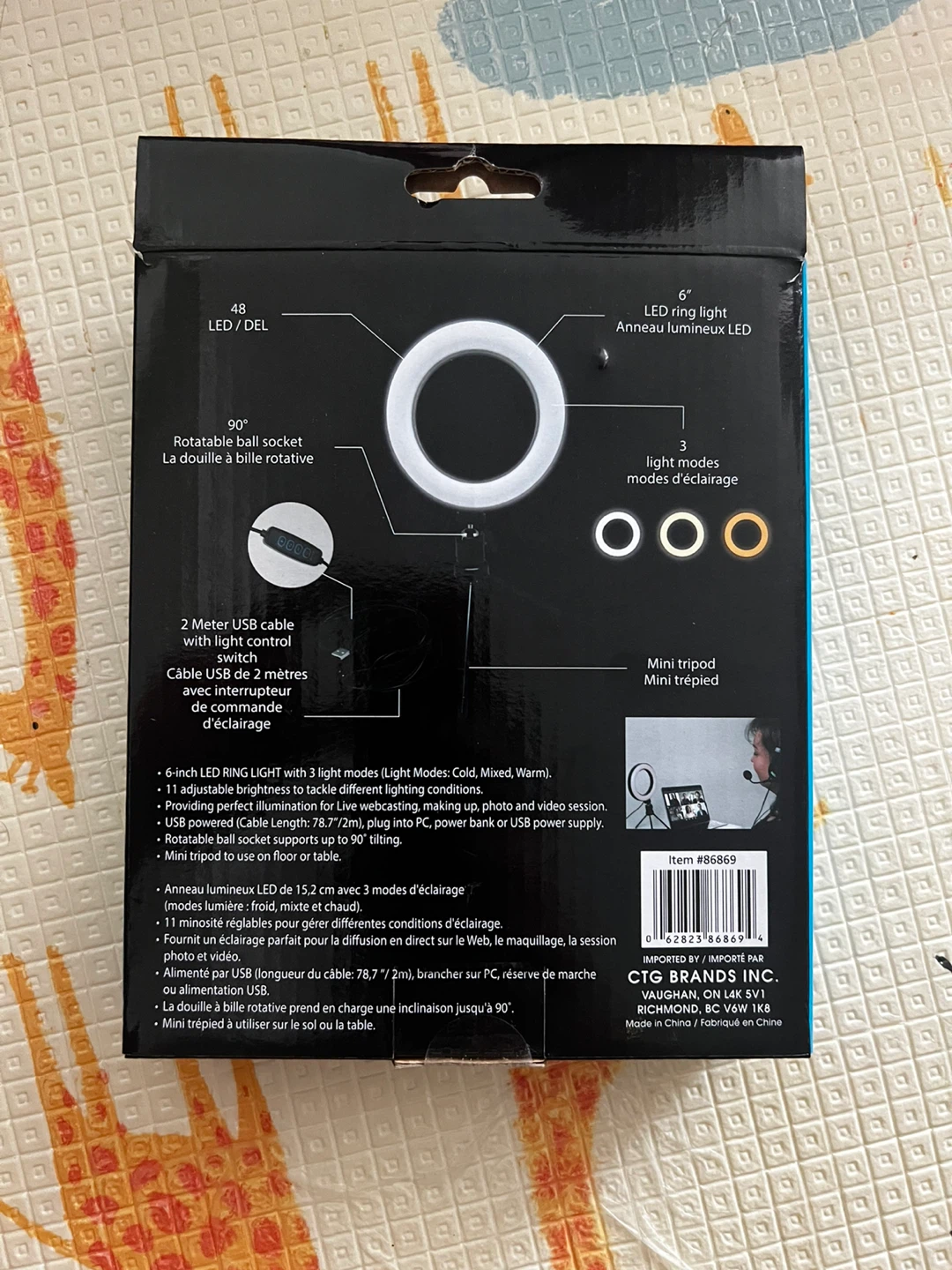 WebCaster 6" LED Ring Light Kit - photo 3