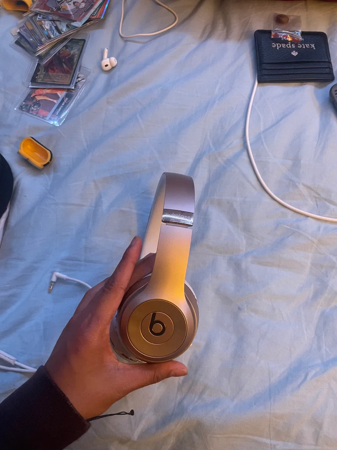 Beats Solo Wireless Gold Headphones - photo 5