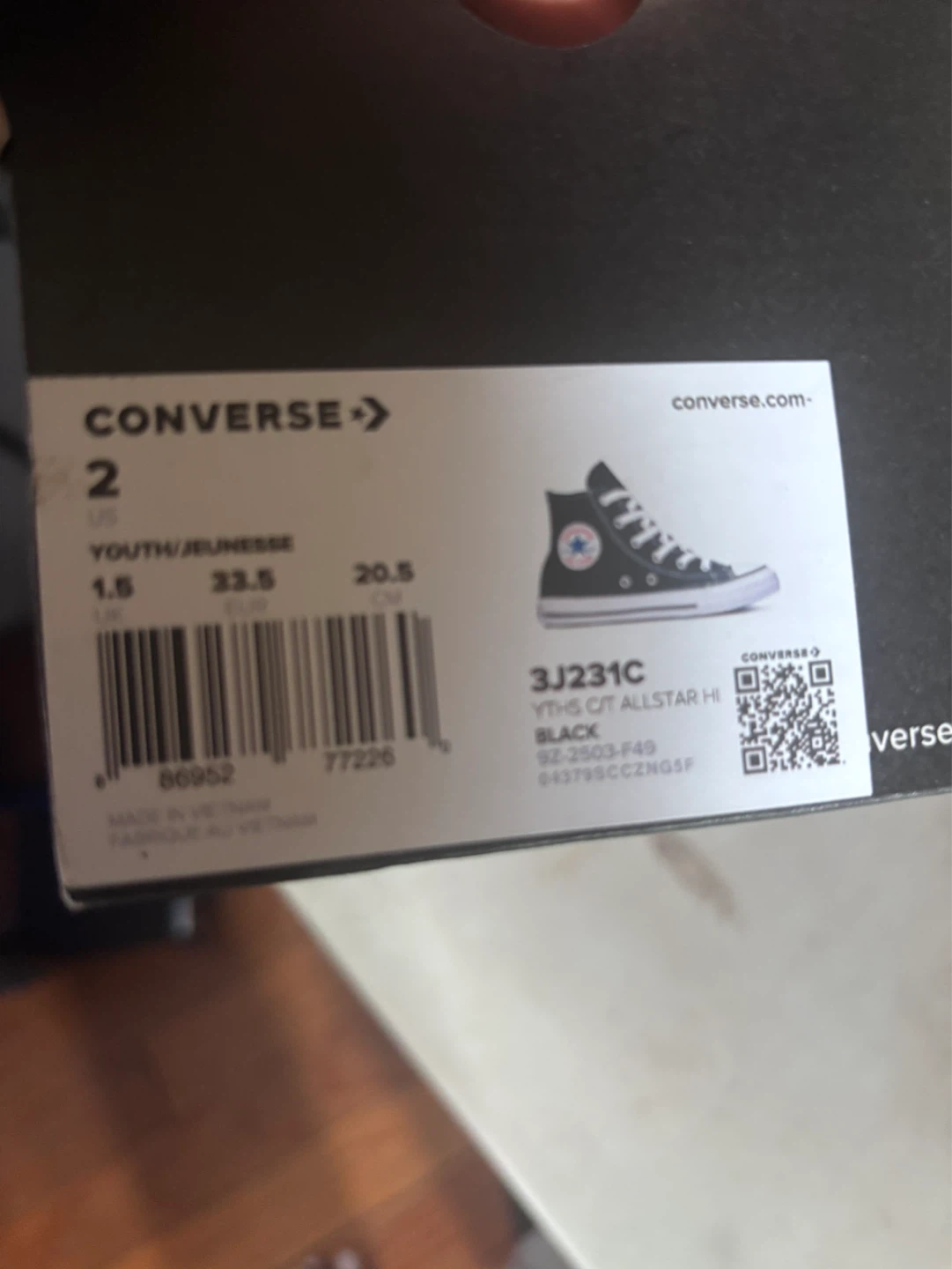 Converse All Star Youth High-Top Sneakers - photo 2
