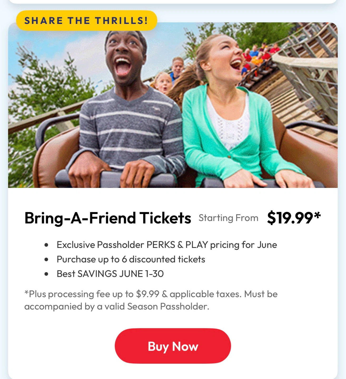 Canada’s Wonderland Tickets for $40