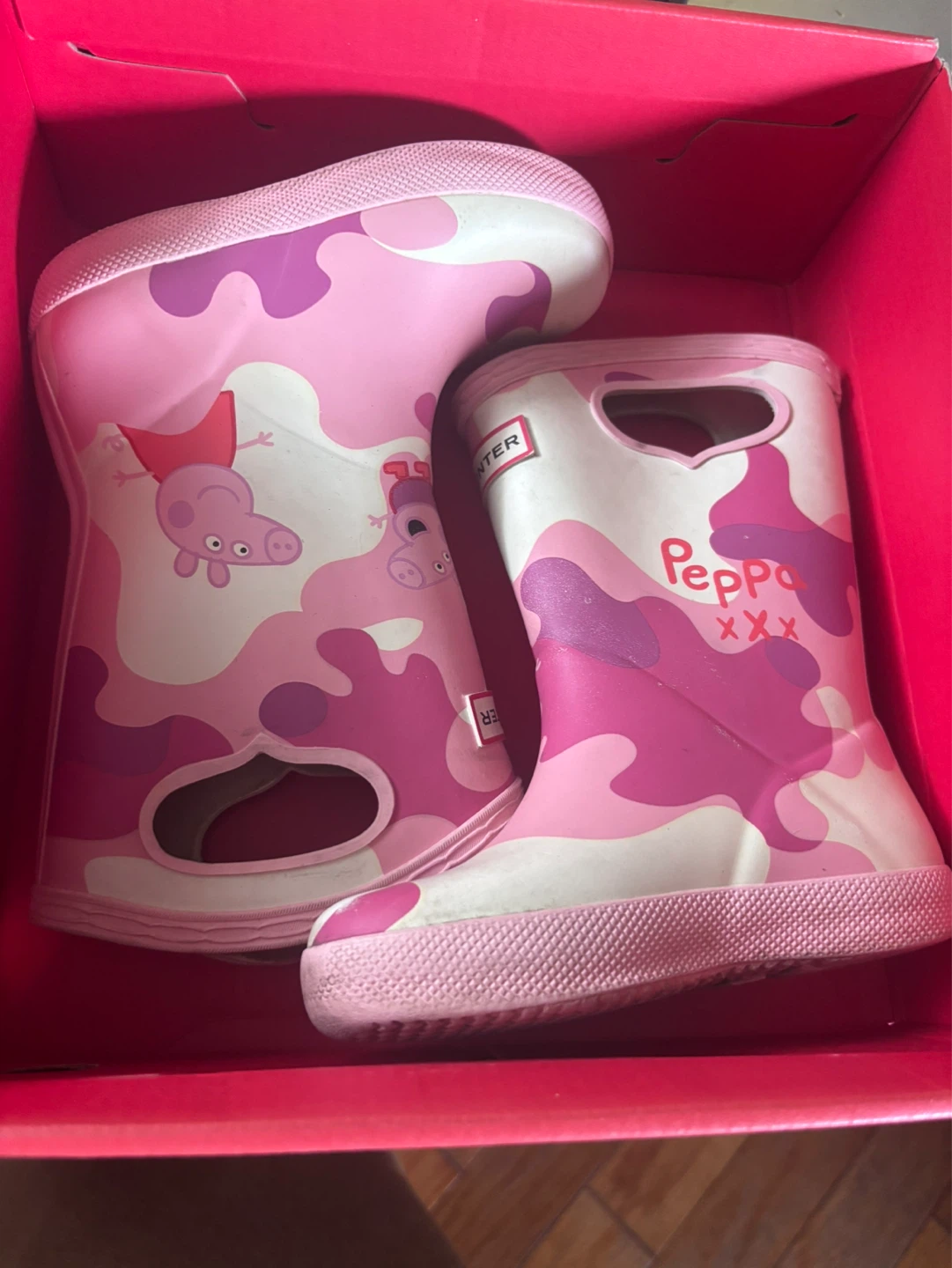 Hunter x Peppa Pig Kids' Rain Boots