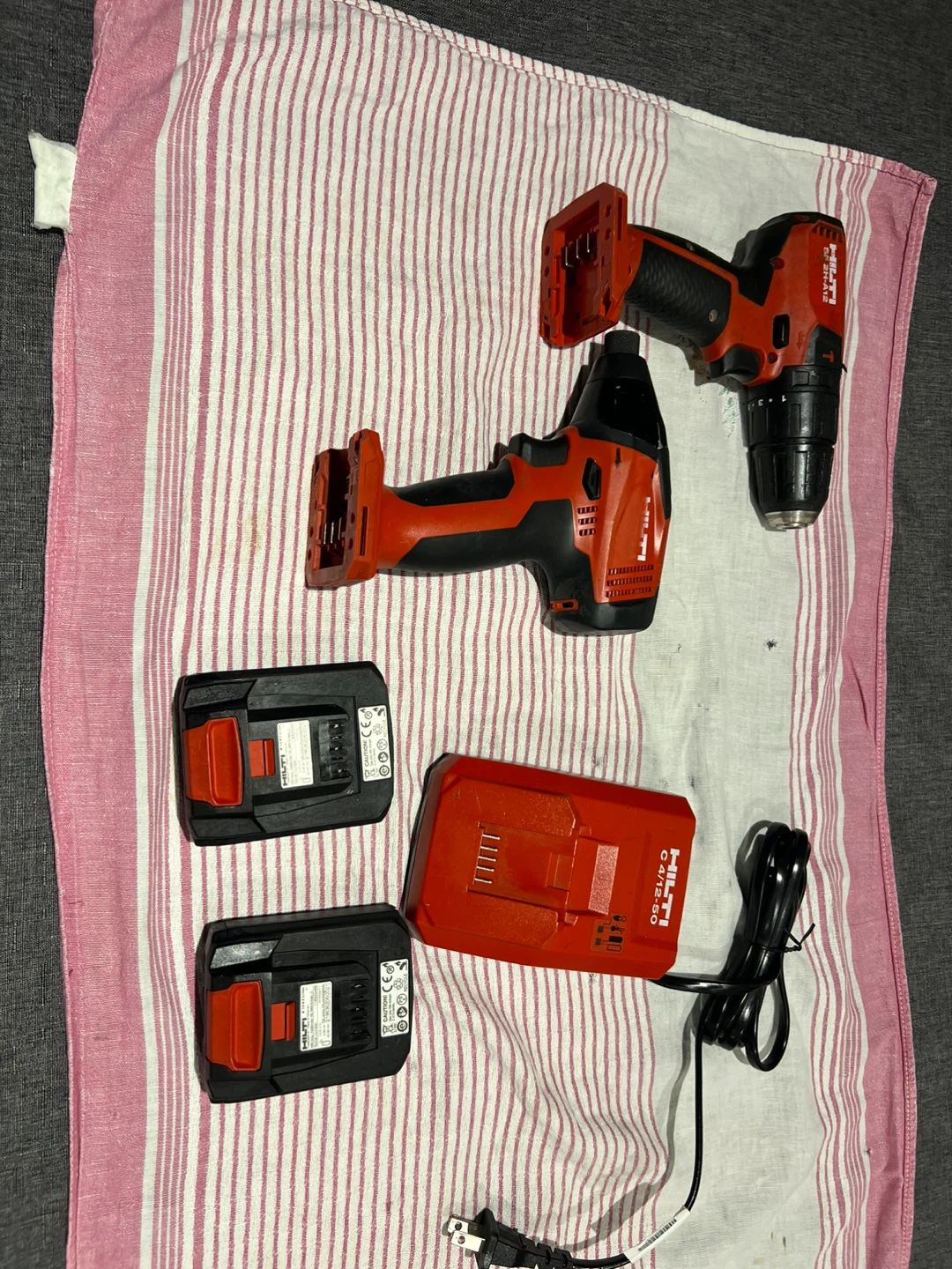 12V hilti HammerDrill set
