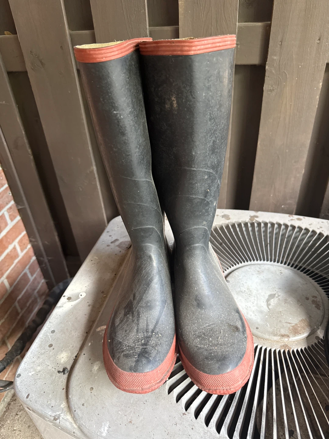 Black Rubber Boots Size 12