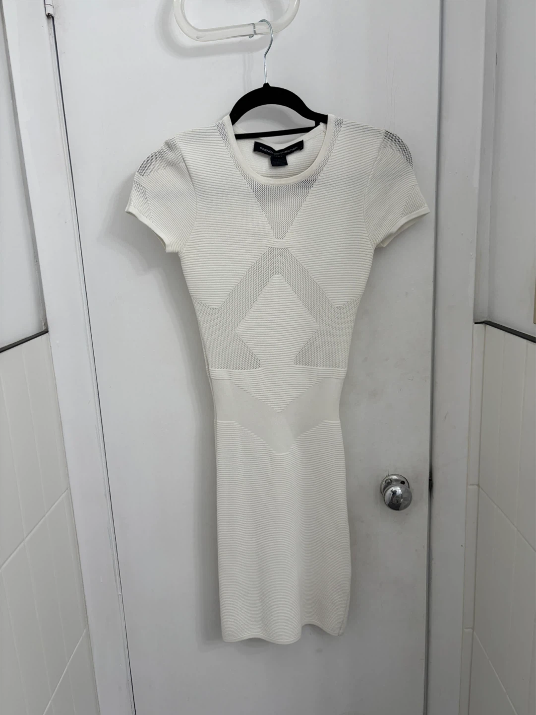 French connection white bandage dress