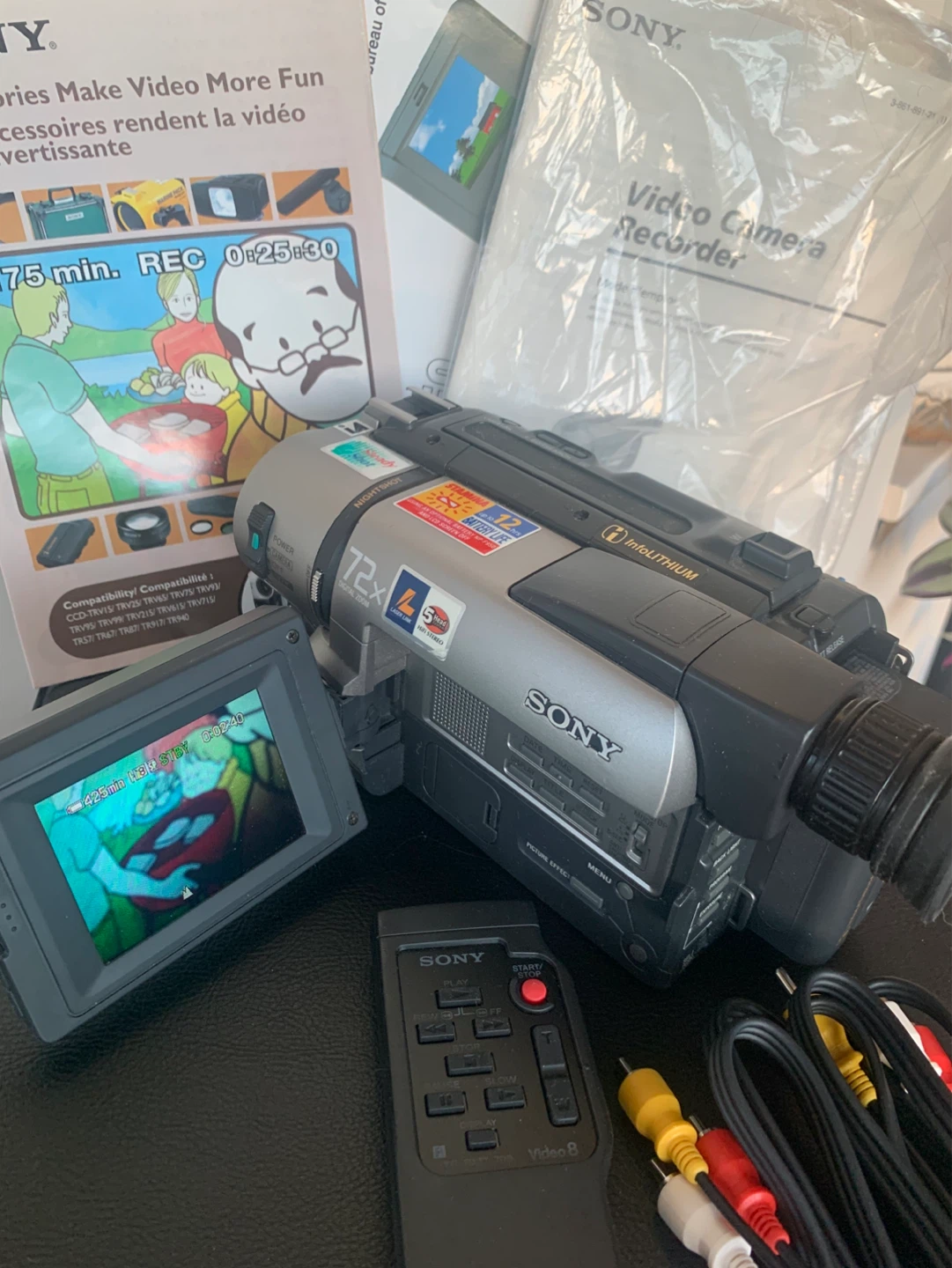 Sony Handycam Vision CCD-TRV715 Video Camera Recorder