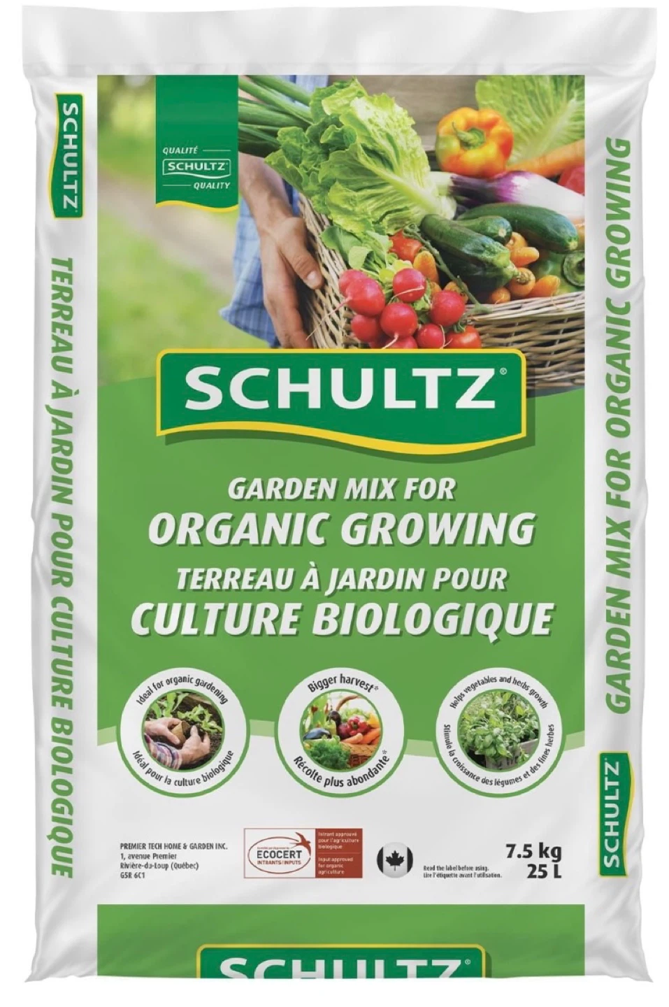 New Schultz Garden Mix for Organic Growing - 7.5 kg / 25 L