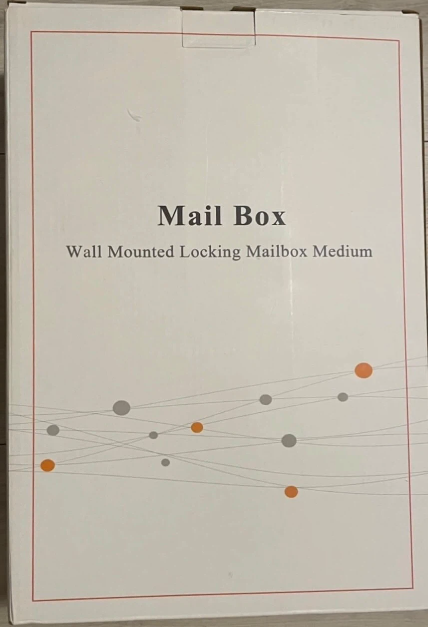 NEW in box Modern Matte Black Locking Secure Wall-Mount Drop Box - photo 2