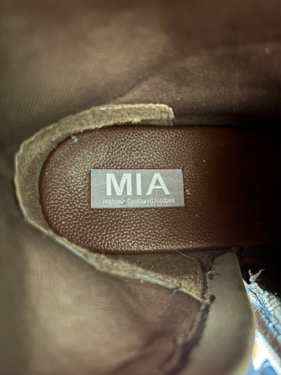 MIA Women's Grey Lace-Up Combat Boots - photo 4