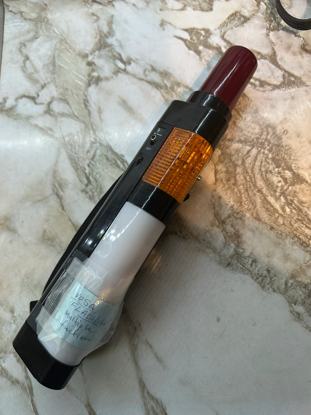 Flashlight with Amber Hazard Light