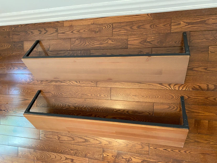 2x IKEA FJALLBO Wall Shelves