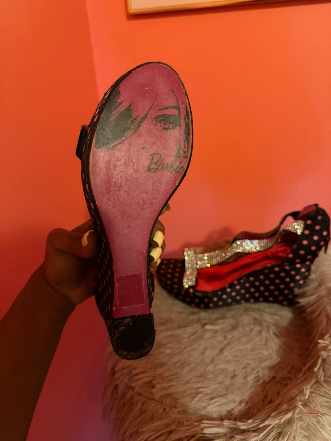 Barbie Polka Dot Wedge Heels - photo 2