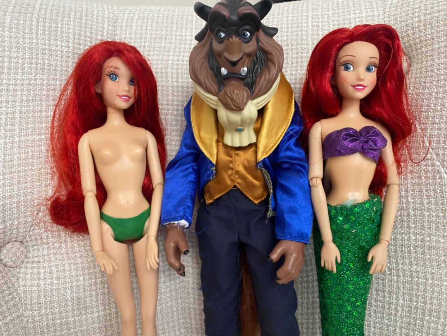 Disney Dolls - Ariel and Beast