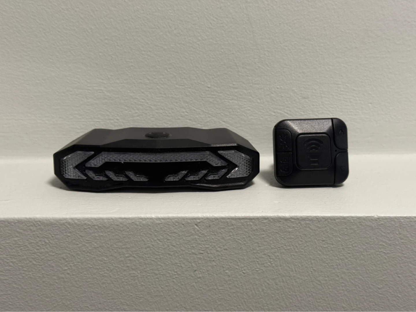 Black Bike Tail Light with Wireless Remote
