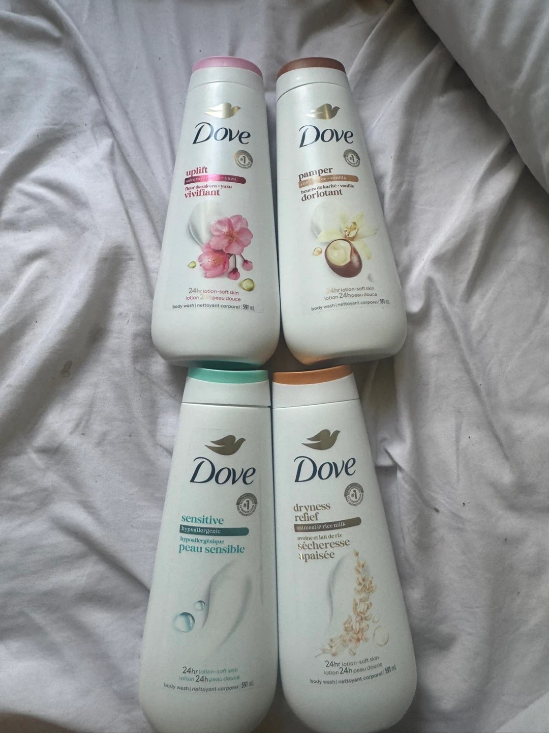 Dove Body Wash Lot - Uplift, Pamper, Sensitive, Dryness Relief - photo 3