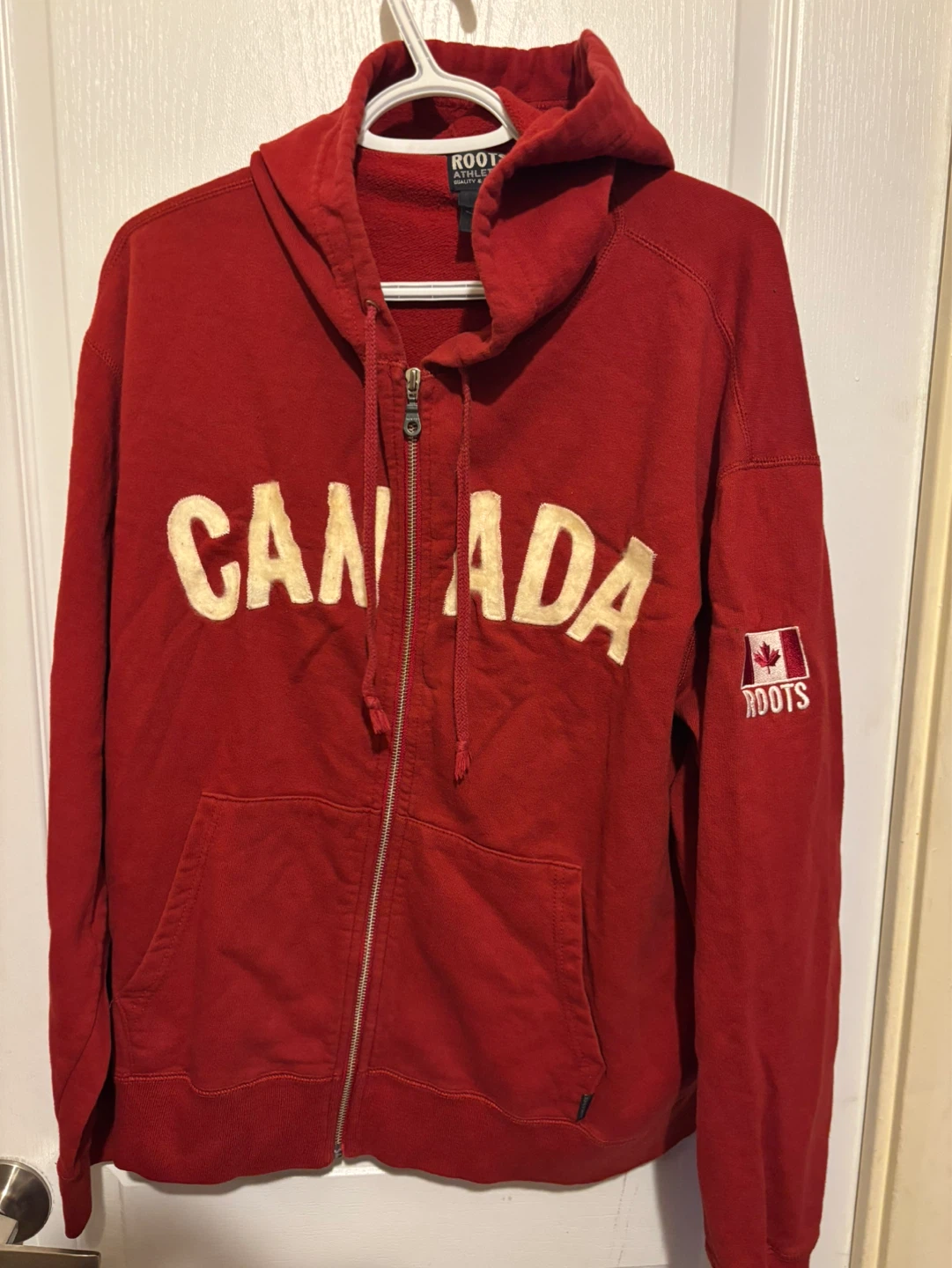 Roots Canada Athletics Zip-Up Hoodie L/G