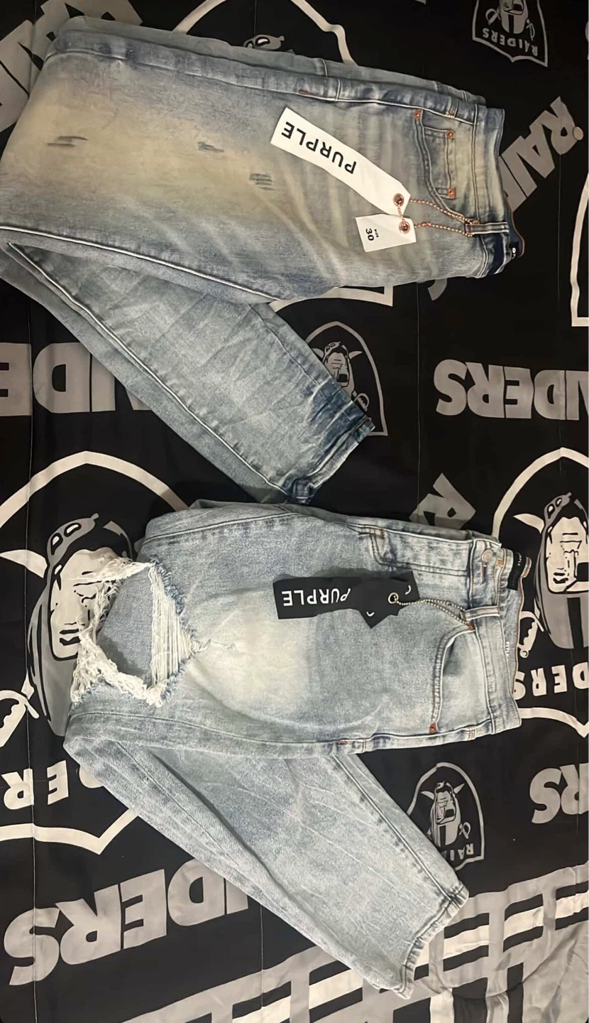 Purple Brand Jeans Size 30 ( the Both jeans purple x 140 $) - photo 3