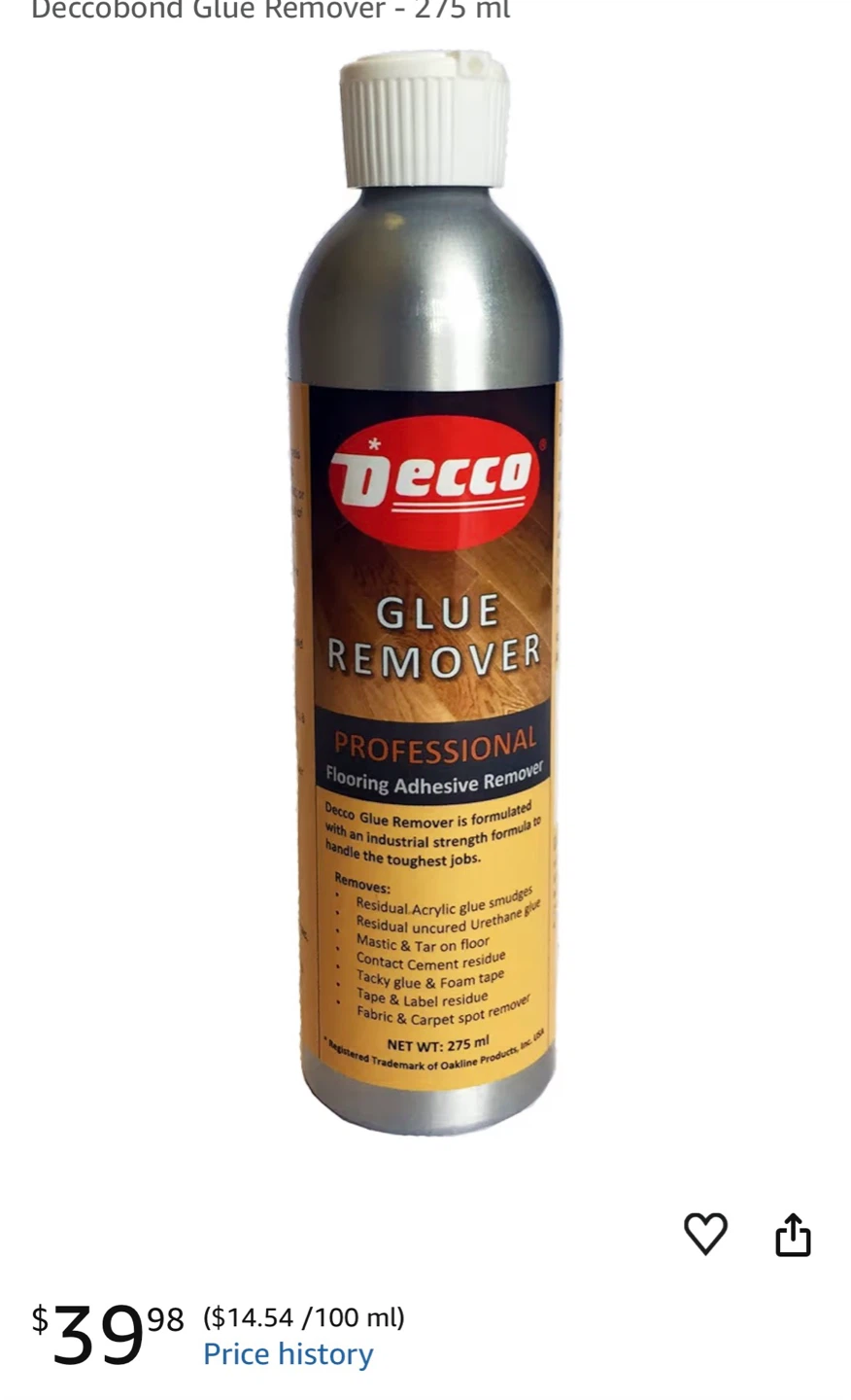 Decco Professional Glue Remover - 275 ml
