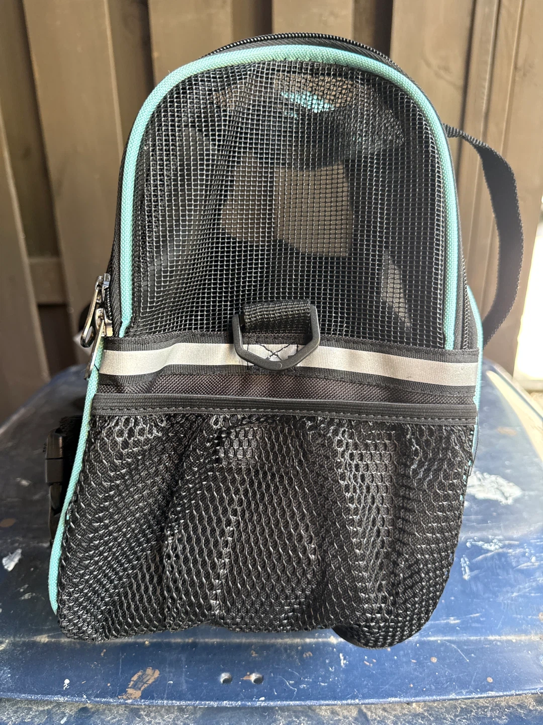 Everyday Pet Carrier - Small/Medium - Black w/ Teal Trim - photo 4