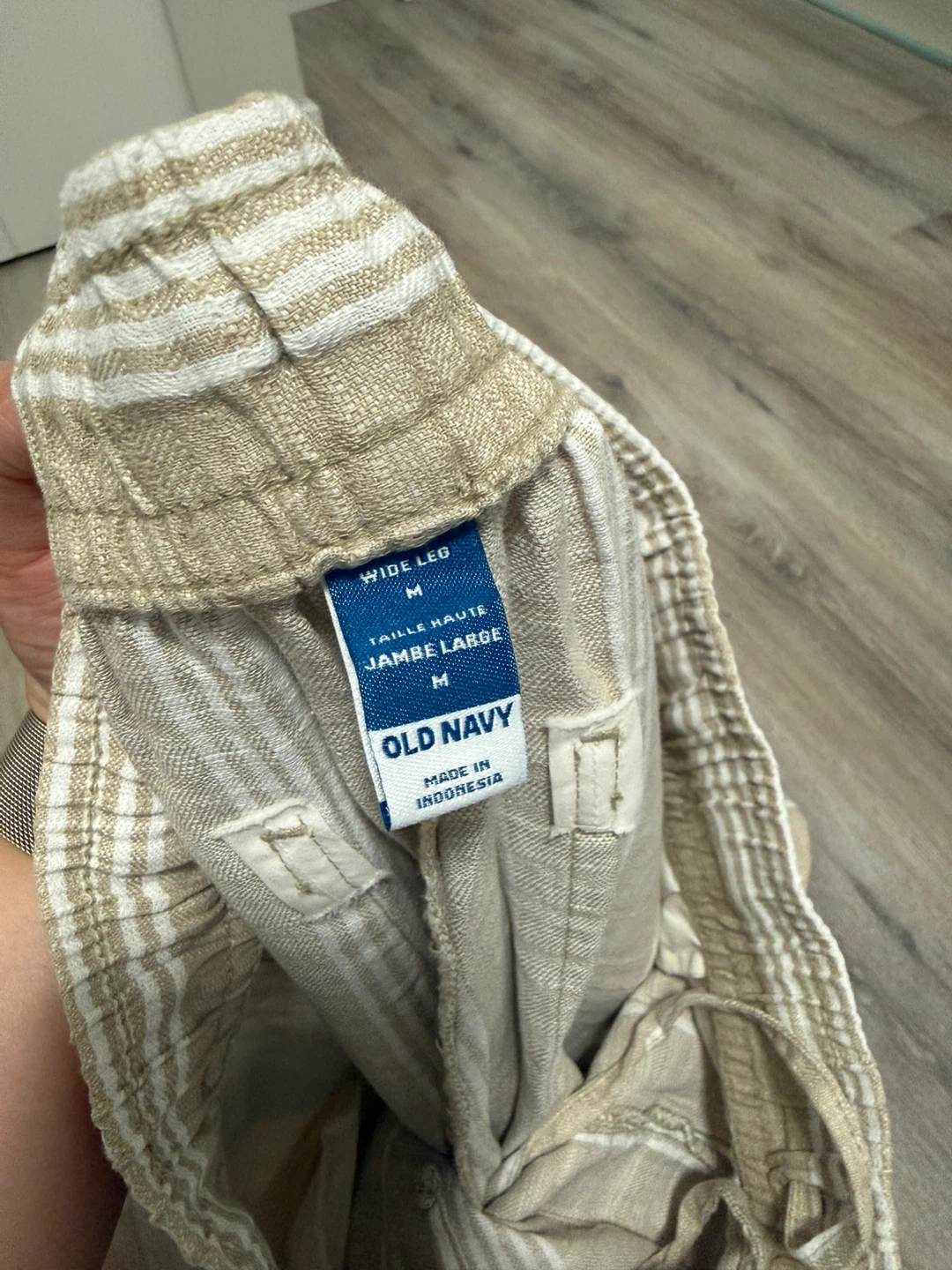 Old Navy Wide Leg Striped Pants - Size M - photo 3