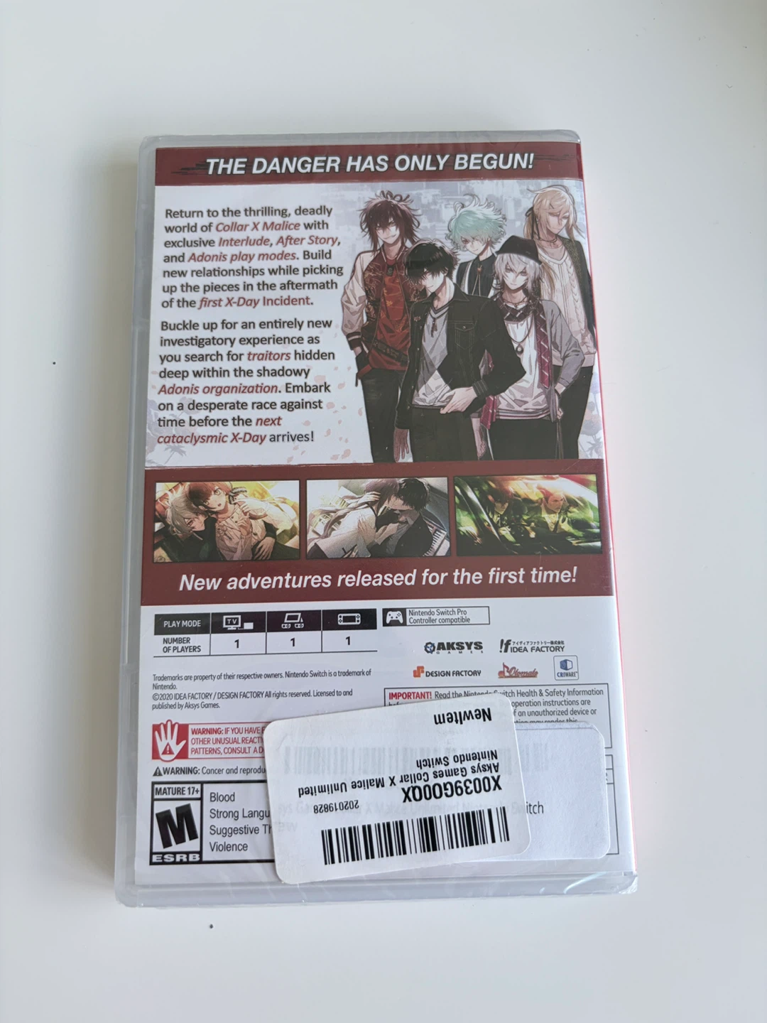 NEW Collar X Malice -Unlimited- Nintendo Switch Game - photo 2