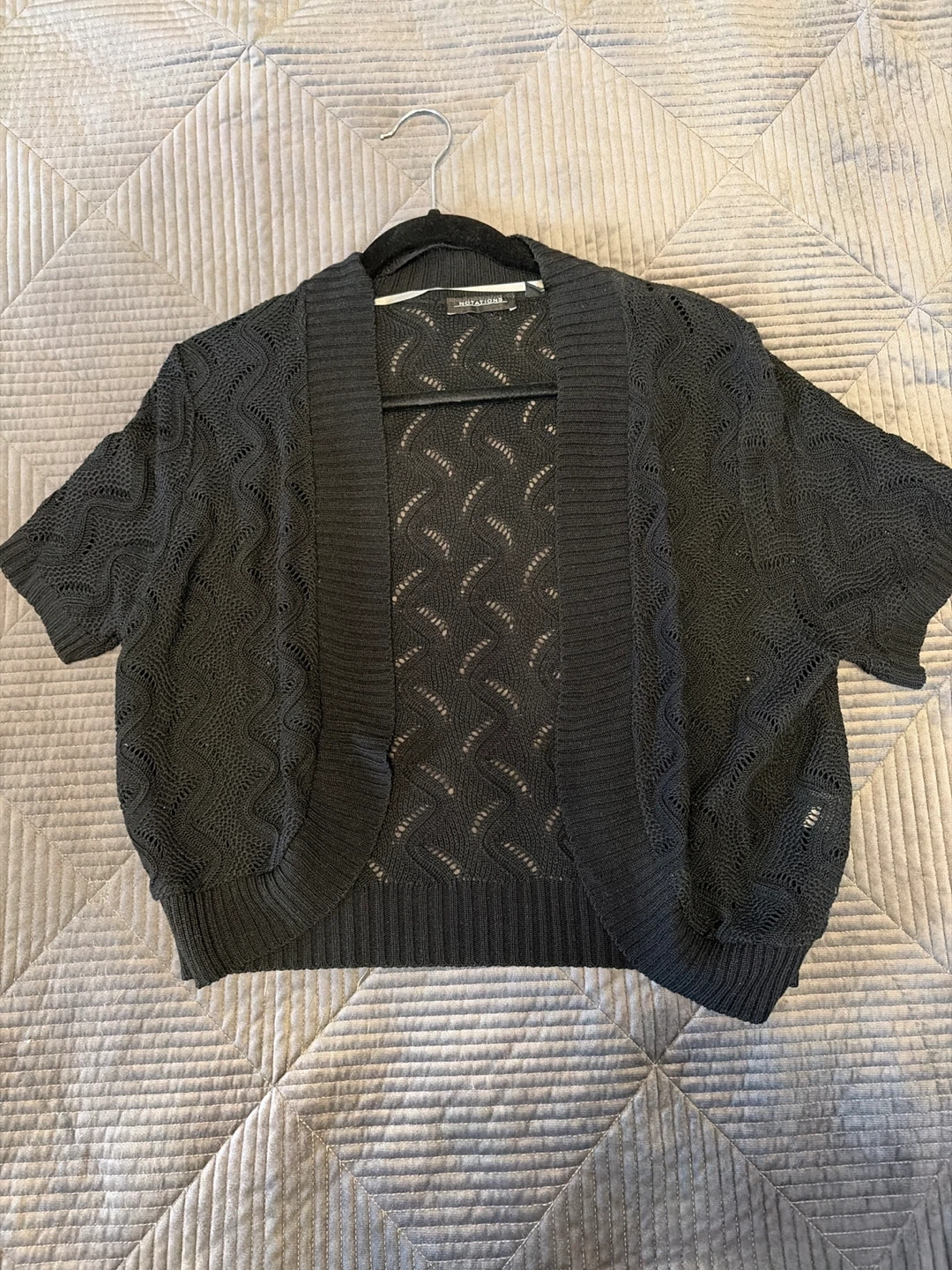 Black Knit Cardigan