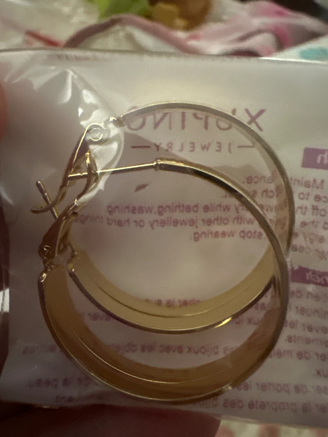 Xuping 14kGold laminated Hoop Earrings - photo 2