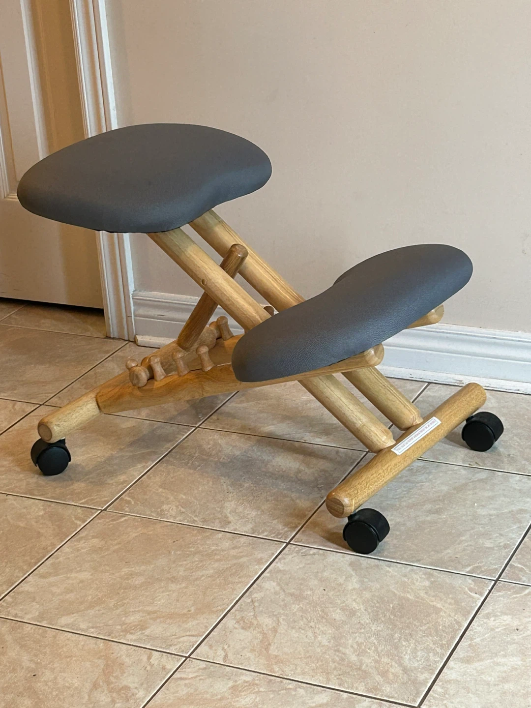 Kneeling Chair with Wooden Frame