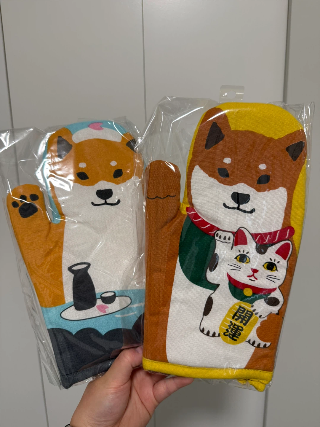 Shiba Inu Oven Mitts (Set of 2)