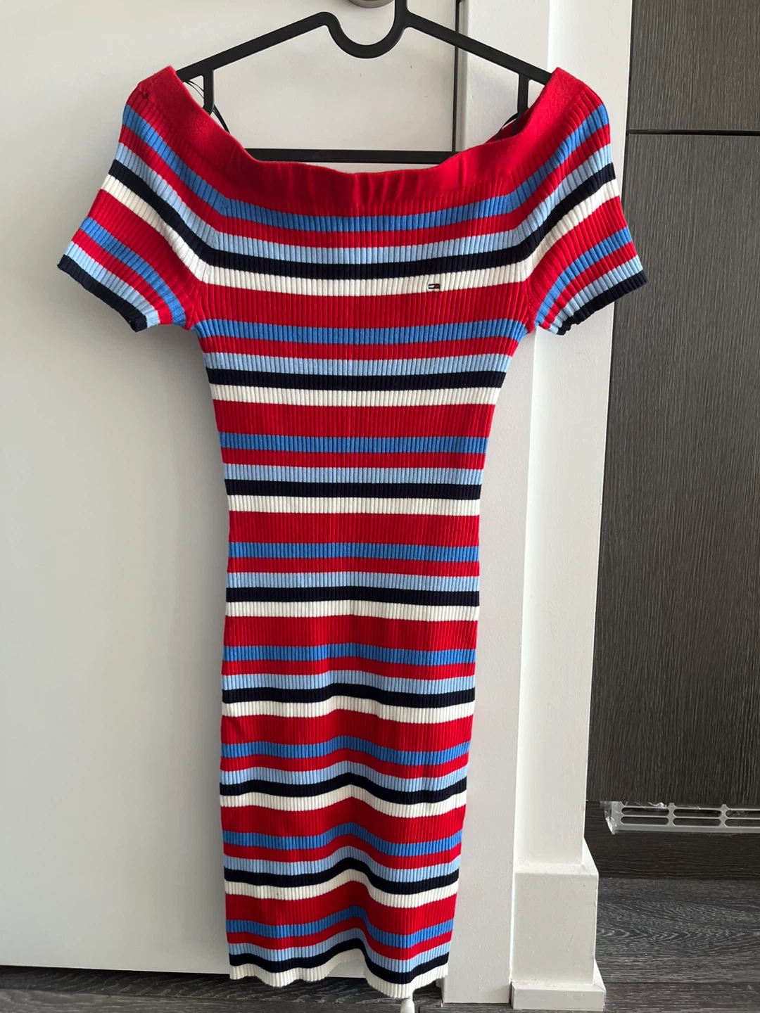Tommy Hilfiger Striped Off-the-Shoulder Dress - photo 2