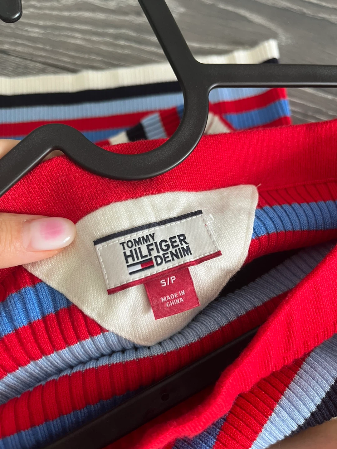 Tommy Hilfiger Striped Off-the-Shoulder Dress - photo 4