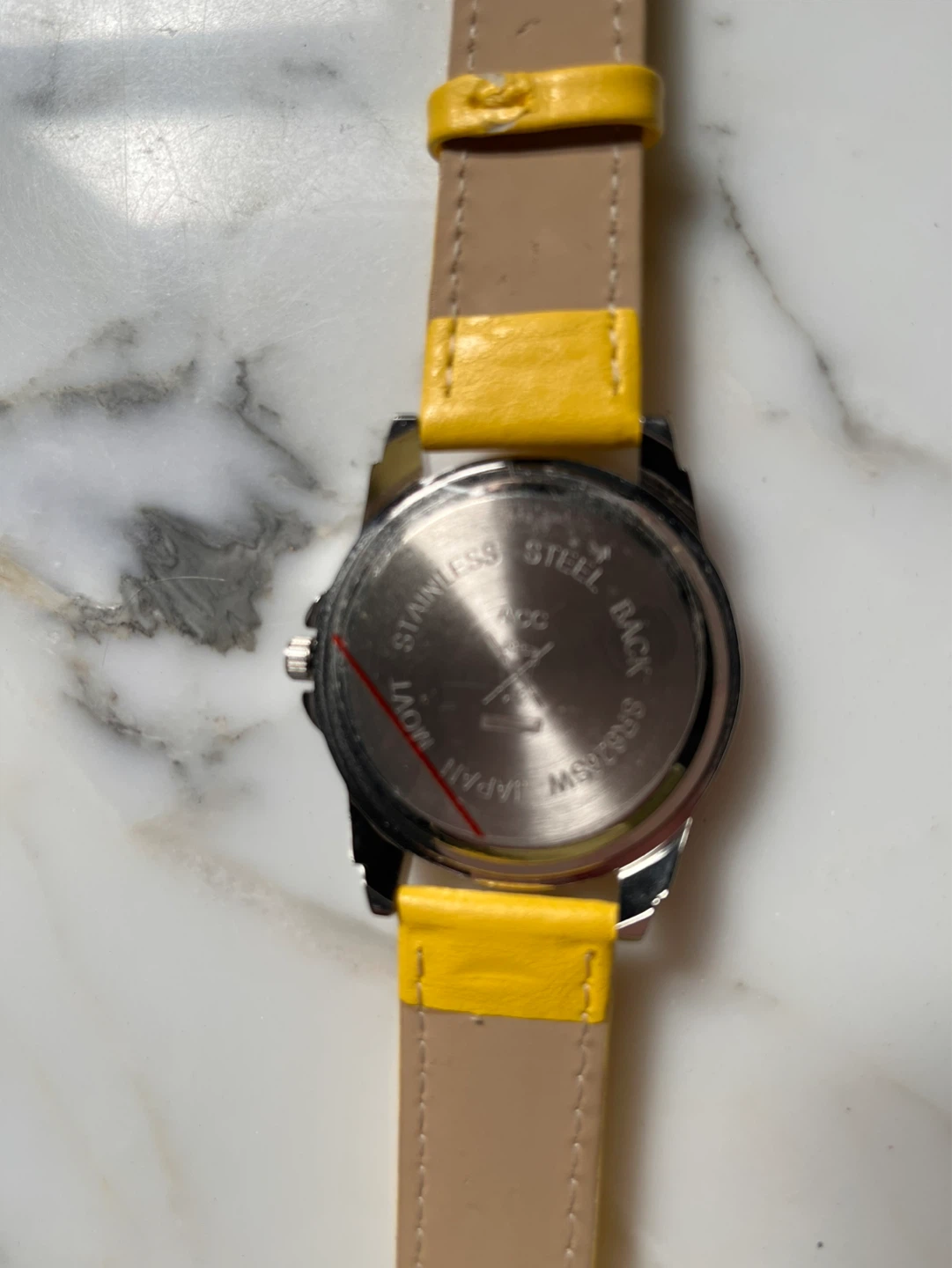 Women's Colorful Number Watch with Yellow Band - photo 2