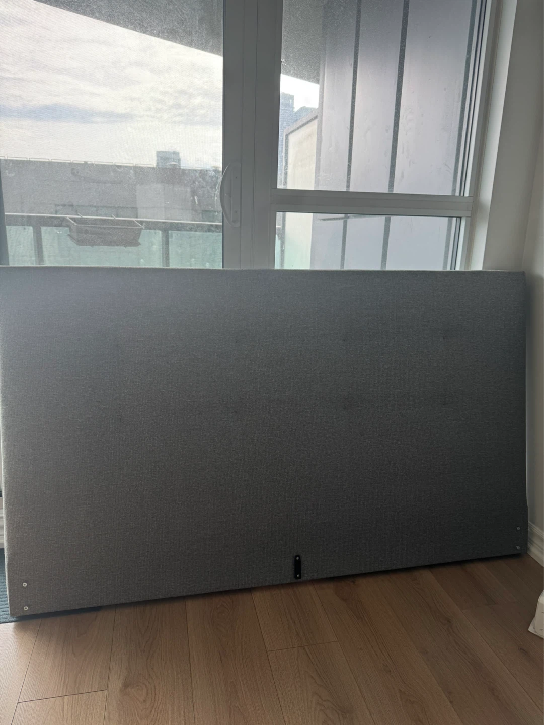 Grey Fabric Headboard