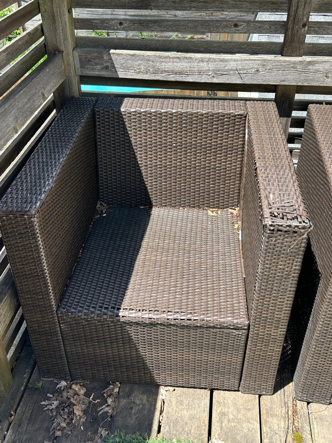 Brown Wicker Patio Chairs - photo 2
