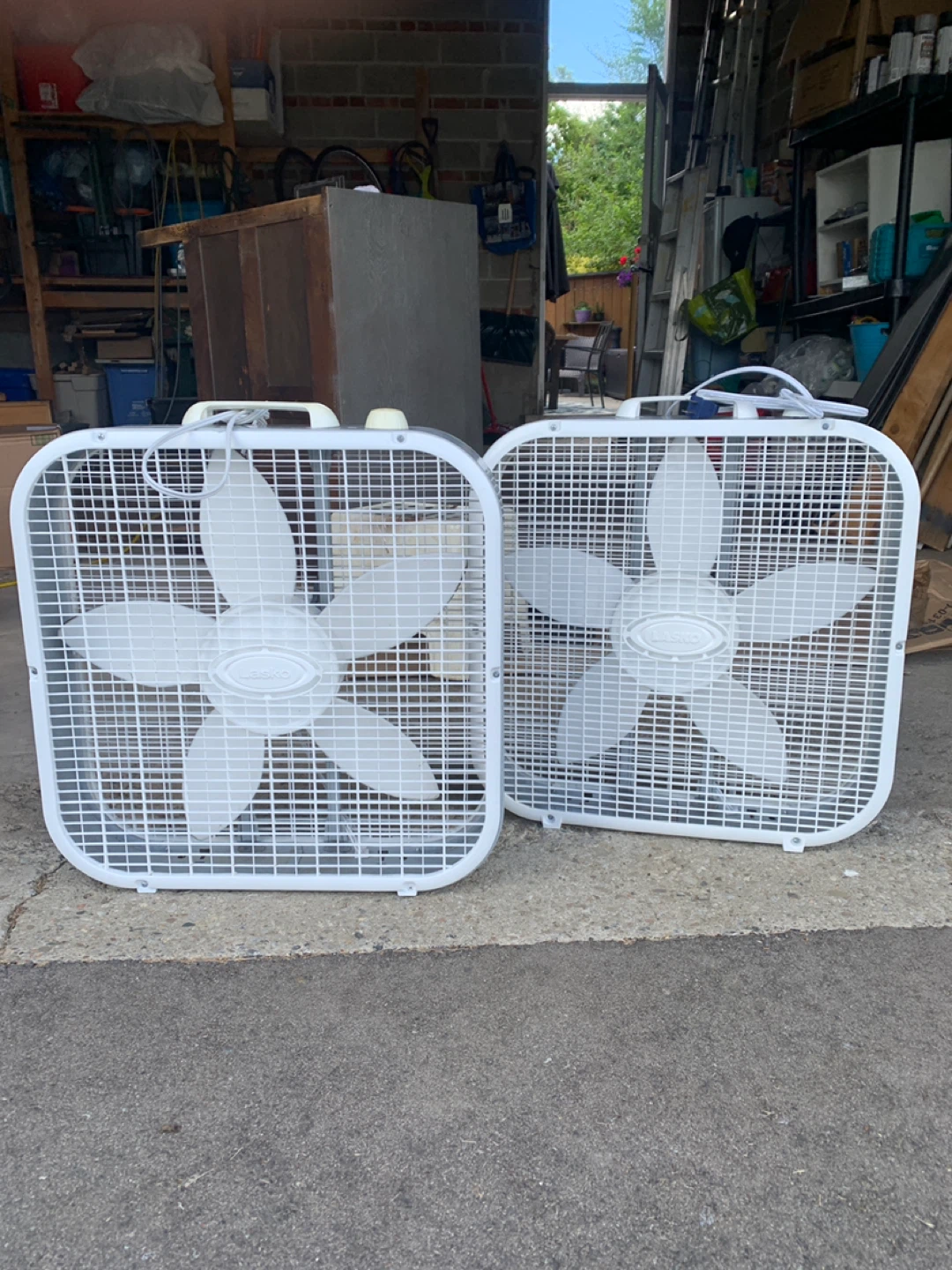 2 Lasko Box Fans - photo 3